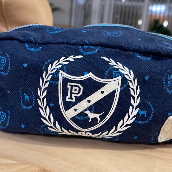 PINK Victoria's Secret Handbags - Victoria’s Secret Navy and Light Blue Toiletry Case.